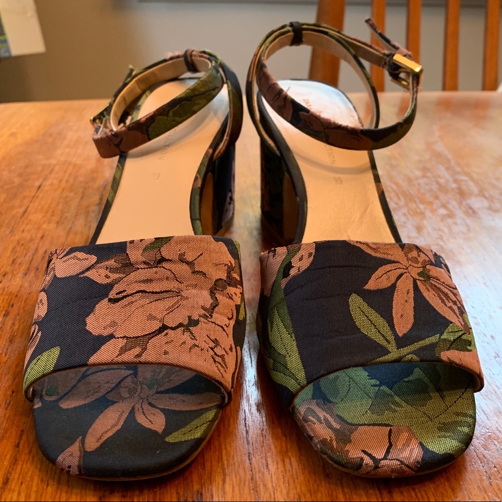 Zara Basic Jacquard Block Heels